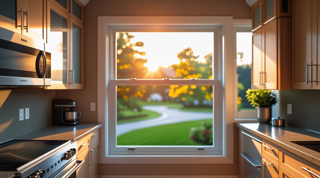 Double hung windows